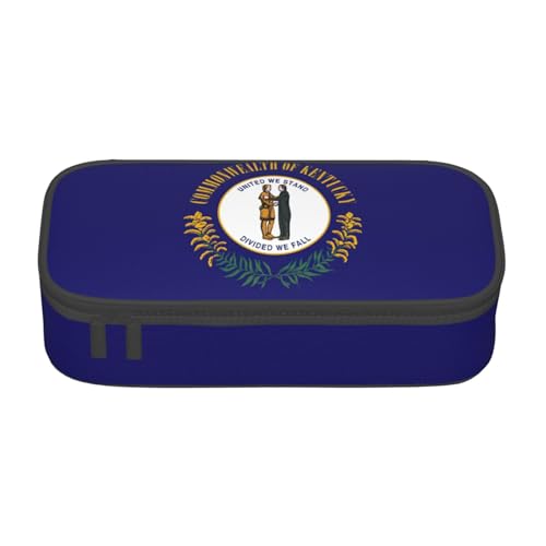 Zhuanyun Aufbewahrungstasche mit großer Kapazität, Bürobedarf, Kentucky Staatsflagge, Make-up-Tasche, Schreibtisch-Organizer mit stilvollem von Zhuanyun