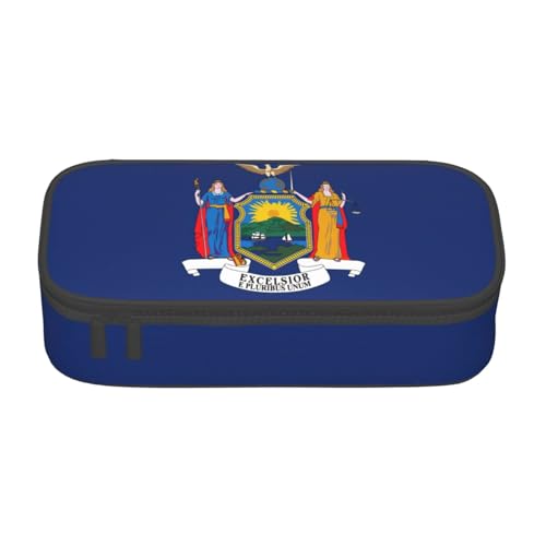 Zhuanyun Aufbewahrungstasche mit großer Kapazität, Bürobedarf, New York-Flagge, Make-up-Tasche, Schreibtisch-Organizer mit stilvollem Design von Zhuanyun