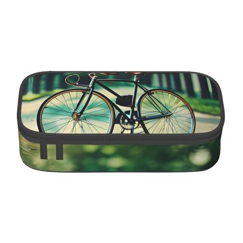 Zhuanyun Aufbewahrungstasche mit großer Kapazität, Bürobedarf, Retro-Fahrrad-Make-up-Tasche, Schreibtisch-Organizer mit stilvollem von Zhuanyun