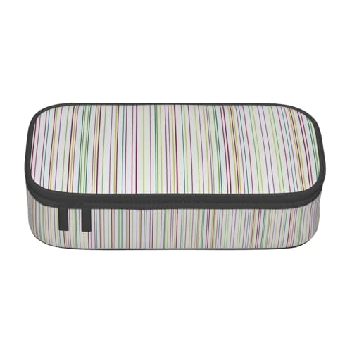 Zhuanyun Aufbewahrungstasche mit großer Kapazität, Bürobedarf, gestreift, Make-up-Tasche, Schreibtisch-Organizer mit stilvollem von Zhuanyun