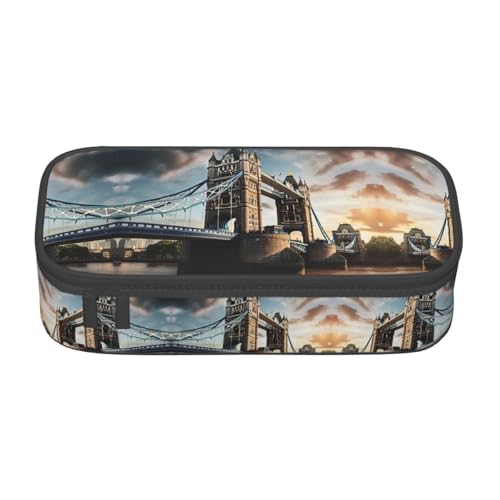 Zhuanyun Aufbewahrungstasche mit großer Kapazität, Bürobedarf, historische Old Tower Bridge London, Make-up-Tasche, Schreibtisch-Organizer mit stilvollem von Zhuanyun