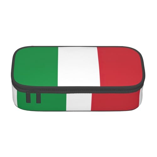 Zhuanyun Aufbewahrungstasche mit großer Kapazität, Bürobedarf, italienische Flagge, Make-up-Tasche, Schreibtisch-Organizer mit stilvollem Design, Schwarz, One Size, Prägnant von Zhuanyun