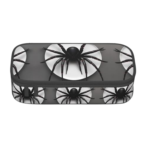 Zhuanyun Aufbewahrungstasche mit großer Kapazität, Bürobedarf, schwarze Spinne, Make-up-Tasche, Schreibtisch-Organizer mit stilvollem Design von Zhuanyun