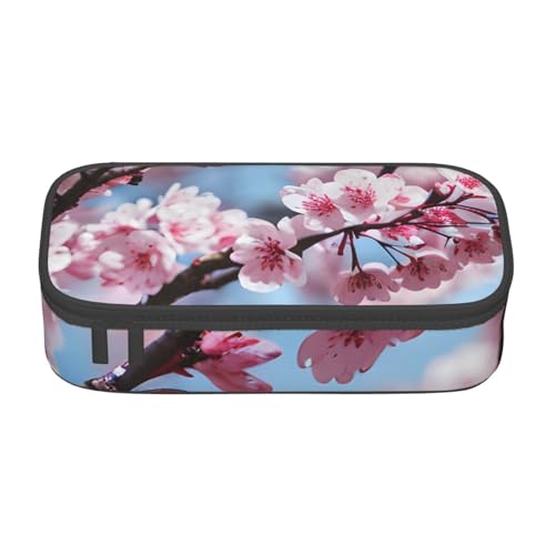 Zhuanyun Aufbewahrungstasche mit großer Kapazität, Bürobedarf, verführerische Kirschblüten-Make-up-Tasche, Schreibtisch-Organizer mit stilvollem Design von Zhuanyun