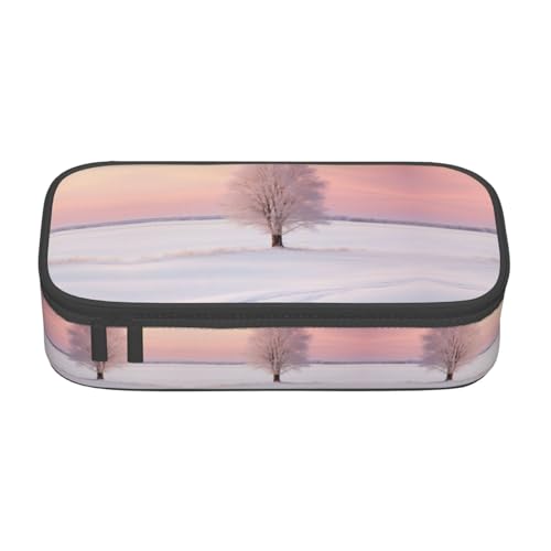 Zhuanyun Aufbewahrungstasche mit großer Kapazität, Bürobedarf, weißer Schneebaum-Make-up-Tasche, Schreibtisch-Organizer mit stilvollem Design von Zhuanyun