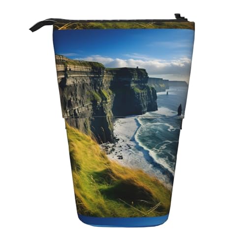 Zhuanyun Ireland Outdoors County Clare The Cliffs bedruckte multifunktionale Aufbewahrungstasche, Make-up-Tasche, Geldbörse, stilvolle und multifunktionale Tasche von Zhuanyun