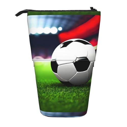 Zhuanyun Multifunktionale Aufbewahrungstasche mit Fußball-Aufdruck, Make-up-Tasche, stilvolle und multifunktionale Tasche von Zhuanyun