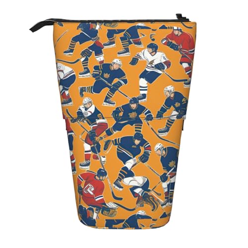 Zhuanyun Multifunktionale Aufbewahrungstasche mit Hockey-Aufdruck, Make-up-Tasche, stilvolle und multifunktionale Tasche von Zhuanyun
