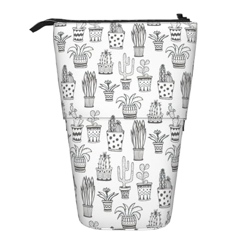 Zhuanyun Multifunktionale Aufbewahrungstasche mit Kaktuspflanzen-Druck, Make-up-Tasche, stilvolle und multifunktionale Tasche von Zhuanyun