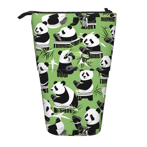 Zhuanyun Multifunktionale Aufbewahrungstasche mit Panda-Motiv, Make-up-Tasche, Geldbörse, stilvolle und multifunktionale Tasche von Zhuanyun