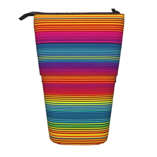Zhuanyun Multifunktionale Aufbewahrungstasche mit Regenbogen-Muster, Make-up-Tasche, stilvolle und multifunktionale Tasche von Zhuanyun