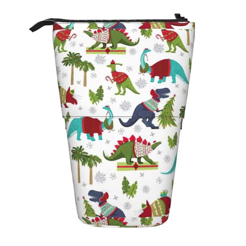 Zhuanyun Multifunktionale Aufbewahrungstasche mit buntem Dinosaurier-Aufdruck, Make-up-Tasche, stilvolle und multifunktionale Tasche von Zhuanyun
