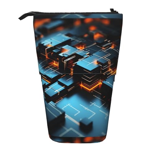 Zhuanyun Multifunktionale Aufbewahrungstasche mit coolem Tapetendruck, Make-up-Tasche, stilvolle und multifunktionale Tasche von Zhuanyun