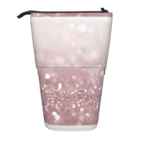 Zhuanyun Multifunktionale Aufbewahrungstasche mit rotem Glitzer-Aufdruck, Make-up-Tasche, stilvolle und multifunktionale Tasche von Zhuanyun