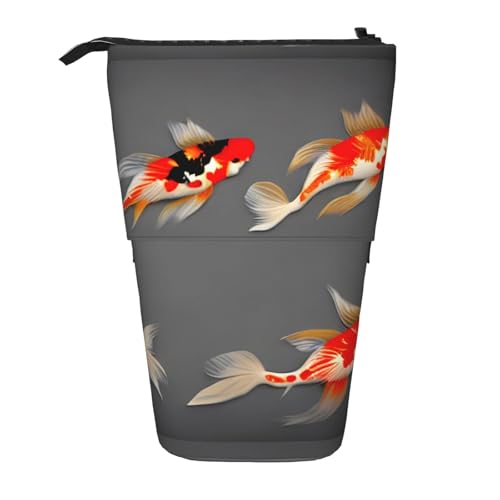 Zhuanyun Traditionelle Koi-Karpfen mit Punkten, multifunktionale Aufbewahrungstasche, Make-up-Tasche, Geldbörse, stilvolle und multifunktionale Tasche von Zhuanyun