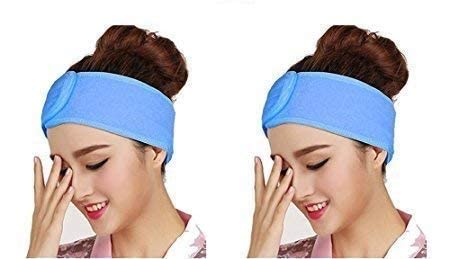 Zhunmun Gesichts-Stirnbänder, Set mit 2 Stück, Haarband für Damen und Herren, Polycotton, Gesichts-Stirnbänder, Beauty-/Salon-Zubehör, mehrfarbig, 2 Stück Zhunmun Gesichts-Stirnbänder, Set mit 2 Stück, Haarband für Damen und Herren, Polycotton, Gesichts-Stirnbänder, Beauty-/Salon-Zubehör, mehrfarbig, 2 Stück von Zhunmun