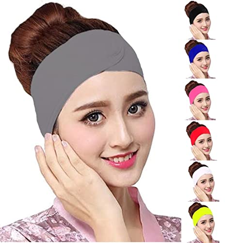 Zhunmun Gesichtsspa-Stirnband, verstellbares elastisches Stirnband, rutschfest, dehnbar, waschbar, Make-up-Haarband für Yoga, Sport, Bade- und Duschtuch, 1 Stück für Frauen Zhunmun Gesichtsspa-Stirnband, verstellbares elastisches Stirnband, rutschfest, dehnbar, waschbar, Make-up-Haarband für Yoga, Sport, Bade- und Duschtuch, 1 Stück für Frauen von Zhunmun