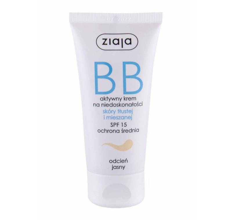 Ziaja Getönte Gesichtscreme BB Cream Oily and Mixed Haut Light50ml SPF15 BB Cream for Women von Ziaja