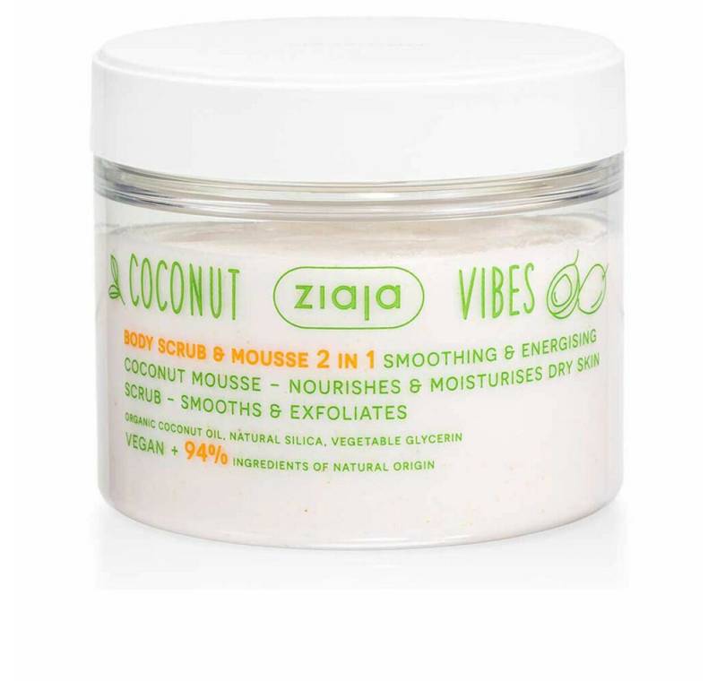 Ziaja Körperpeeling COCONUT & ORANGE VIBES Körperpeeling und Mousse 2 in 1 270 ml von Ziaja