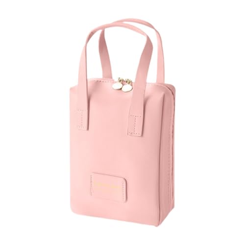 Ｚｉａｌｏｆｉ Make -up -Tasche Make -up Organizer Mode wasserdichte Geburtstagsgeschenke Tilze Tasche Kosmetische Tasche für Frauen Damen Familienfreunde, Rosa von Ｚｉａｌｏｆｉ