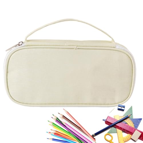 Zibeem Federmäppchen mit Reißverschluss, Federmäppchen - Stifttasche, großes Fassungsvermögen, Stifthaltertasche mit Griff,Robuste, multifunktionale Büro- und Schreibwaren-Make-up-Tasche für Gummi, Zibeem Federmäppchen mit Reißverschluss, Federmäppchen - Stifttasche, großes Fassungsvermögen, Stifthaltertasche mit Griff,Robuste, multifunktionale Büro- und Schreibwaren-Make-up-Tasche für Gummi, von Zibeem