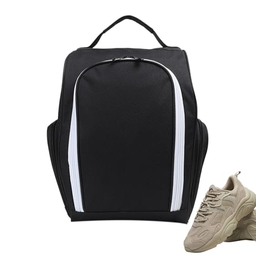 Zibeem Golf Schuh Tragetasche,Tragbarer Golf Sportschuh Aufbewahrungsbeutel - Atmungsaktive Tasche Organisationslösung Für Sportler Damen Herren Auf Driving Range Fitnessstudio Spielplatz Golfplatz von Zibeem