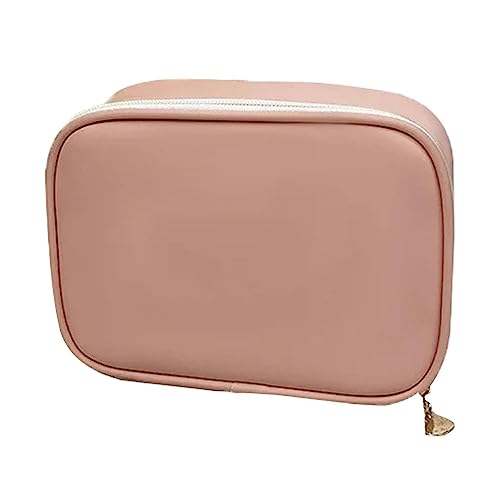 Zibeem Kleine Make-up-Tasche, Kleine Reise-Make-up-Tasche | Reisekosmetiktasche, Make-up-Tasche für die Schule, Make-up-Tasche für Reisen, Make-up-Organizer-Etui aus PU-Leder für Rucksack von Zibeem