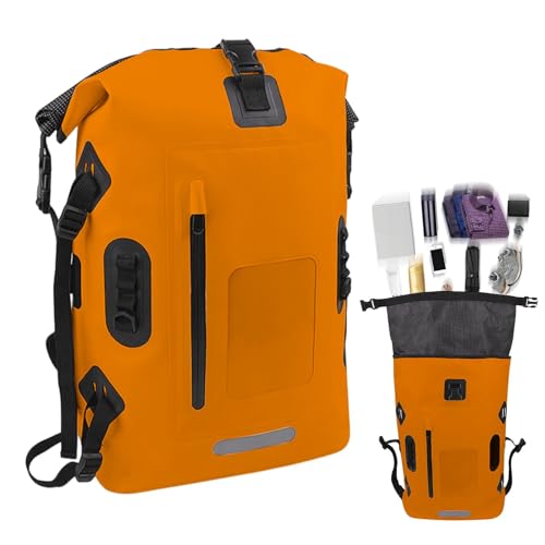 Zibeem Rafting-Trockentasche, schwimmende wasserdichte Trockentasche - 30L Herren wasserdichter Trockenrucksack,PVC-Rucksack zur Trocken- und Nasstrennung für das Training. Leichter Trockenrucksack von Zibeem