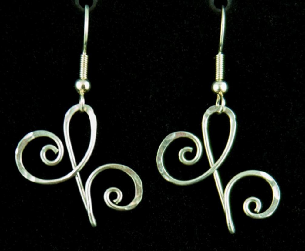 Glück, Zibu Symbol, Sterling Silber Ohrringe Glück, Zibu Symbol, Sterling Silber Ohrringe von ZibuAngelicSymbols