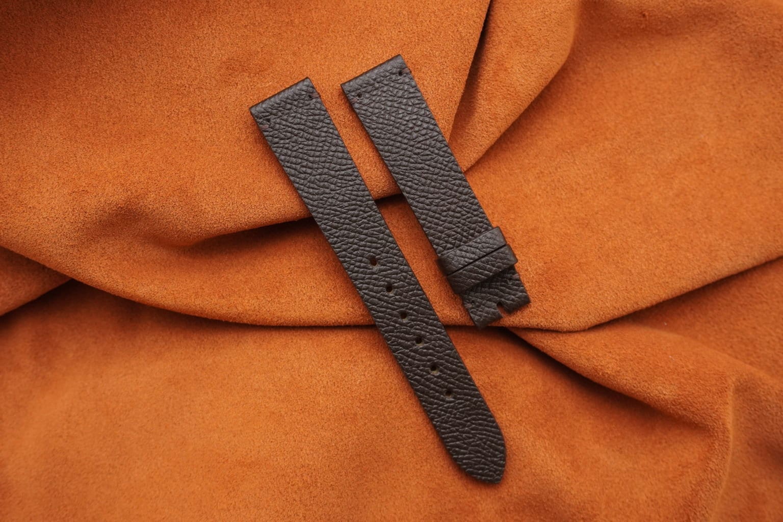 Handgefertigtes Uhrenarmband Aus Dunkelbraunem Epsom Kalbsleder, 18 Mm, 19 20 21 22 24 26 Mm Handgefertigtes Uhrenarmband Aus Dunkelbraunem Epsom Kalbsleder, 18 Mm, 19 20 21 22 24 26 Mm von ZiczacLeatherVietnam