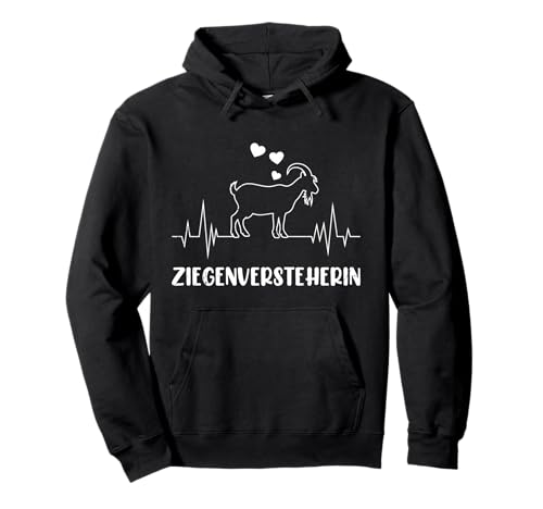 Ziege Damen ZIEGEN LIEBHABERIN Lustiges Goats Pullover Hoodie von Ziegen Geschenk Ziegenliebhaber Shirt Ziege Damen