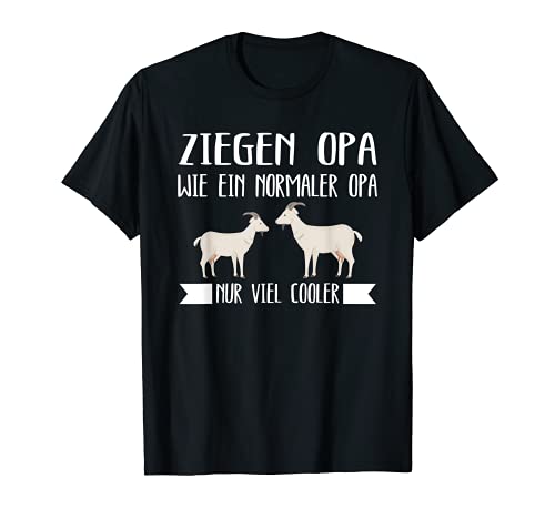 Herren Ziegen Opa Ziege Ziegen T-Shirt Herren Ziegen Opa Ziege Ziegen T-Shirt von Ziegen Opa & Landwirt Geschenk