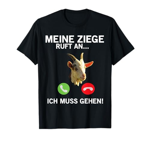 Ziegenfreund Ziegenrufe für Bauern T-Shirt - Herren, Jungen - Schwarz, S - Kurzarm, Klassisch, Crew Neck, Pullover Ziegenfreund Ziegenrufe für Bauern T-Shirt - Herren, Jungen - Schwarz, S - Kurzarm, Klassisch, Crew Neck, Pullover von Ziegenfreund