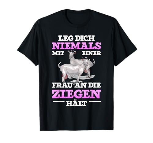 Damen Ziegen Hirt Landwirtin Geschenk Burenziegen Ziege T-Shirt Damen Ziegen Hirt Landwirtin Geschenk Burenziegen Ziege T-Shirt von Ziegenhalter Geschenke Ziege Ziegenbock Tier Motiv