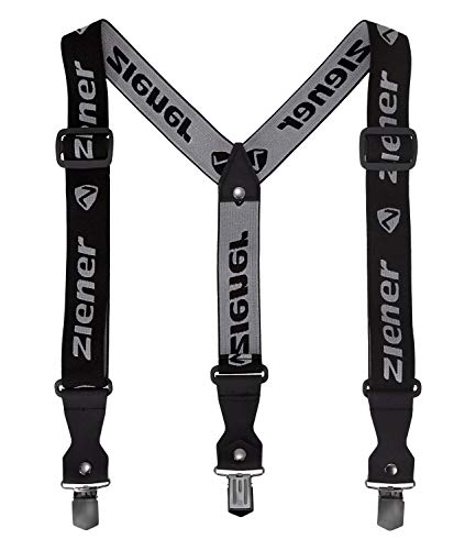 Ziener Braces Clip, Black, M von Ziener