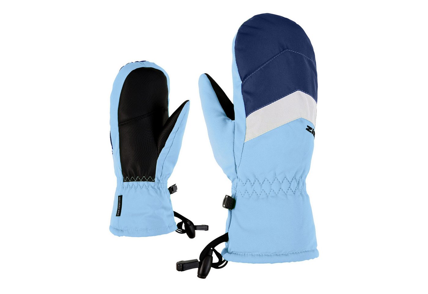 Ziener Fäustlinge Lettero AS® Mitten Glove Junior mit gesticktem Markenschriftzug von Ziener