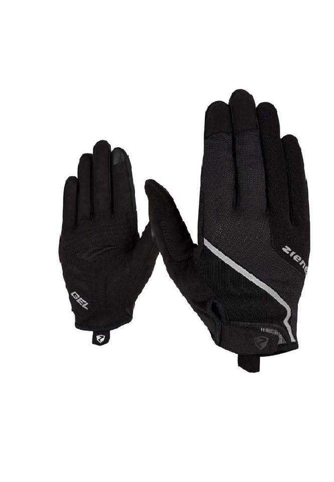 Ziener Fahrradhandschuhe Langfinger Clyo (Gel Polsterung) schwarz - 1 Paar von Ziener