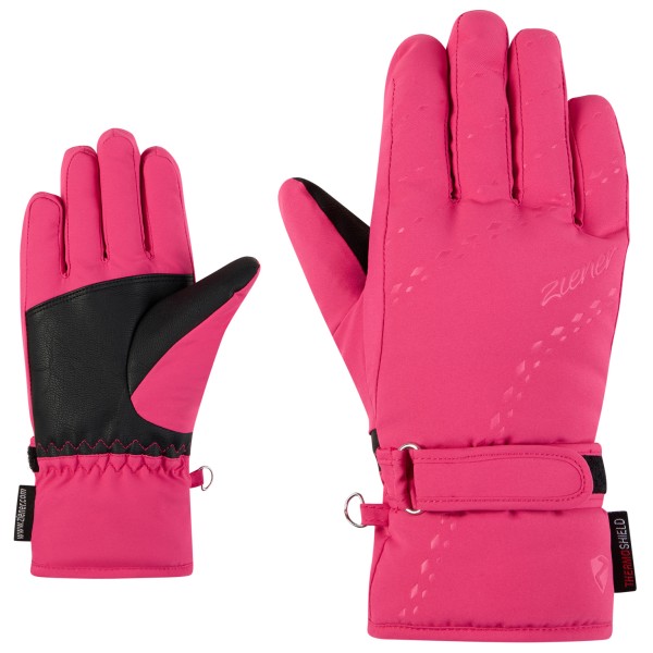 Ziener - Girl's Lamonia-Z PR - Handschuhe Gr 4,5 rosa von Ziener