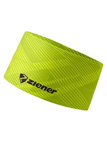 Ziener Herren IMMRE Stirnband/Powerstretch, atmungsaktiv, Lime Print, Einheitsgröße von Ziener