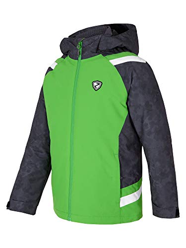 Ziener Jungen Aver jun (Jacket ski) Kinder Skijacke, Winterjacke/Wasserdicht, Winddicht, Warm, Green, 104 von Ziener