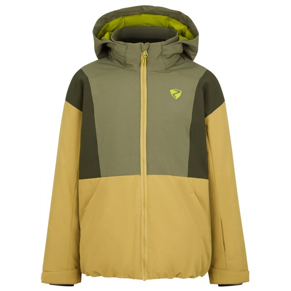 Ziener - Kid's Abbe-Z - Skijacke Gr 140 beige/oliv von Ziener
