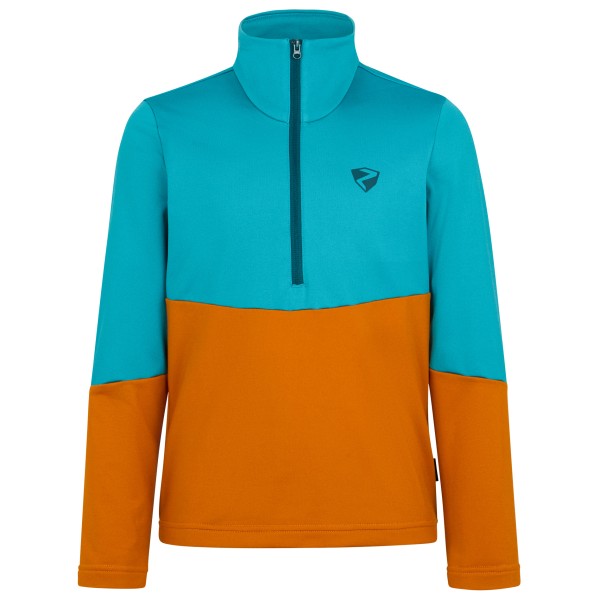 Ziener - Kid's Jarps-Z - Fleecepullover Gr 176 türkis/orange von Ziener