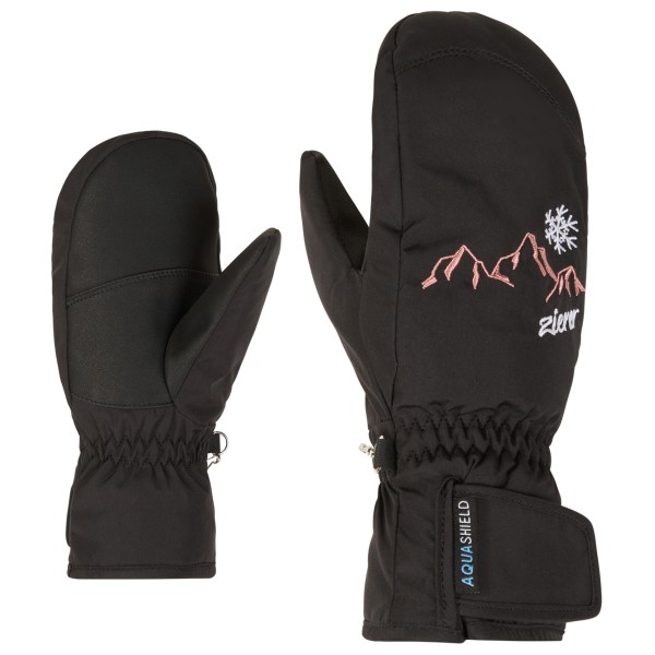 Ziener - Kid's Laillani AS(R) - Handschuhe Gr 4,5 schwarz von Ziener