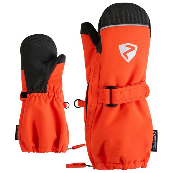 Ziener - Kid's Lanupo-Z AS - Handschuhe Gr 2 rot von Ziener