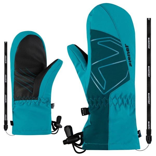 Ziener - Kid's Lavalino Aquashield AW Mitten Glove - Handschuhe Gr 5,5 türkis von Ziener
