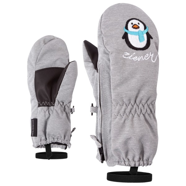 Ziener - Kid's Le Zoo Minis Glove - Handschuhe Gr 4 grau von Ziener