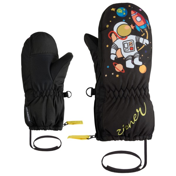 Ziener - Kid's Leprint-Z AS - Handschuhe Gr 1,5 schwarz von Ziener