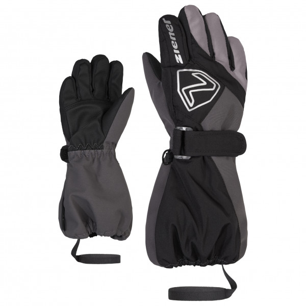 Ziener - Lauro AS Glove Junior - Handschuhe Gr 2 schwarz/grau von Ziener