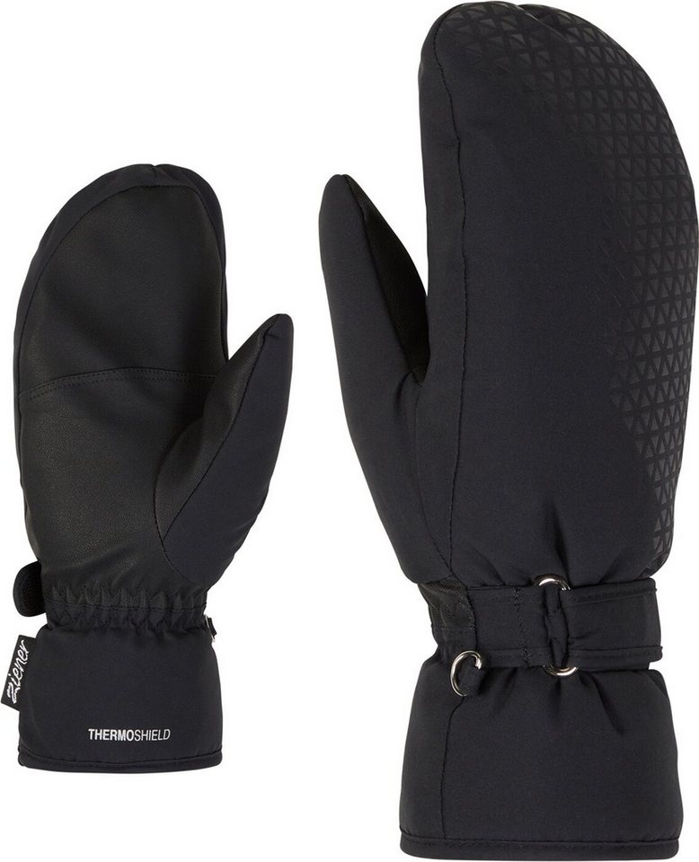 Ziener Lederhandschuhe KISARI-Z AS® MITTEN glove lady BLACK von Ziener