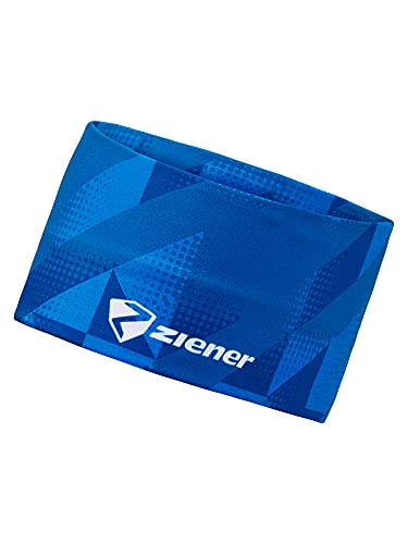 Ziener Mens IMMRE Stirnband/Powerstretch, atmungsaktiv, Persian Blue Print, Einheitsgröße von Ziener